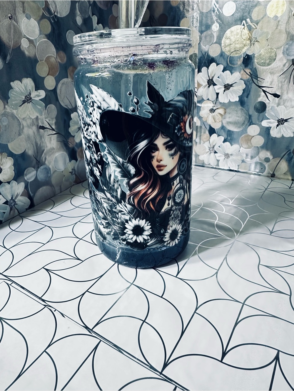 Witch Glitter Tumbler